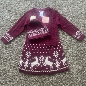 Little girl sweater dress